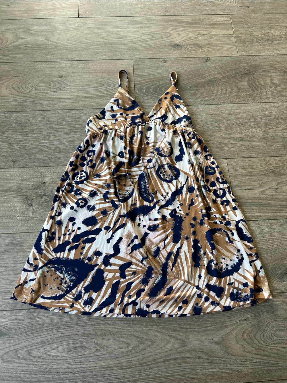 Hale Bob Tropical Casual Mini Slip Dress